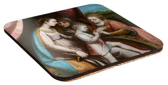 Podkładka pod kubek Mistyczne zaślubiny świętej Katarzyny Sofonisba Anguissola