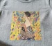 Koszulka z nadrukiem Dama z wachlarzem Gustav Klimt