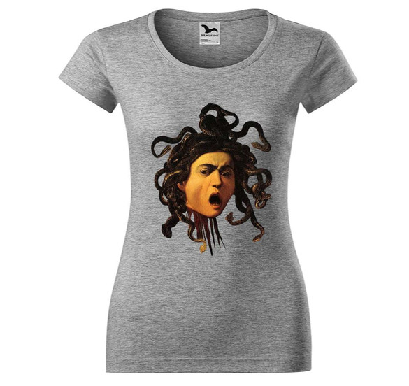 Bluzka damska Głowa meduzy Caravaggio