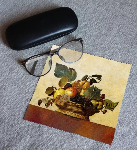 Ściereczka do okularów Kosz z owocami Caravaggio