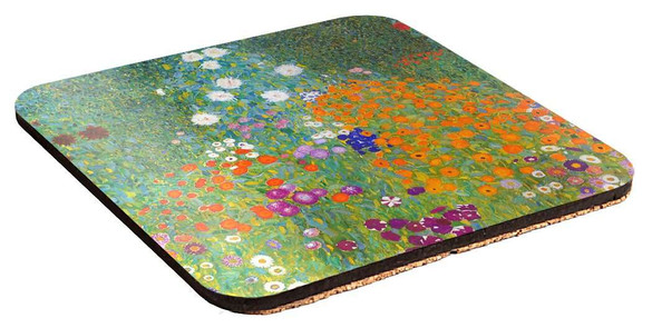 Podkładka pod kubek Flower garden Gustav Klimt