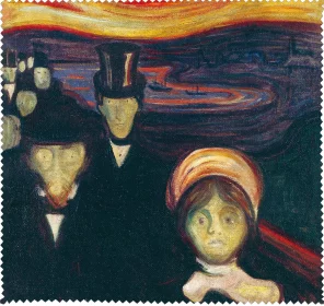 Ściereczka do okularów Anxiety (Lęk) Edvard Munch