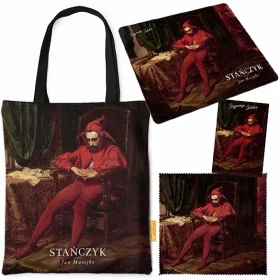 Zestaw prezentowy Szyjemy Sztukę ściereczka + magnes Stańczyk Jan Matejko