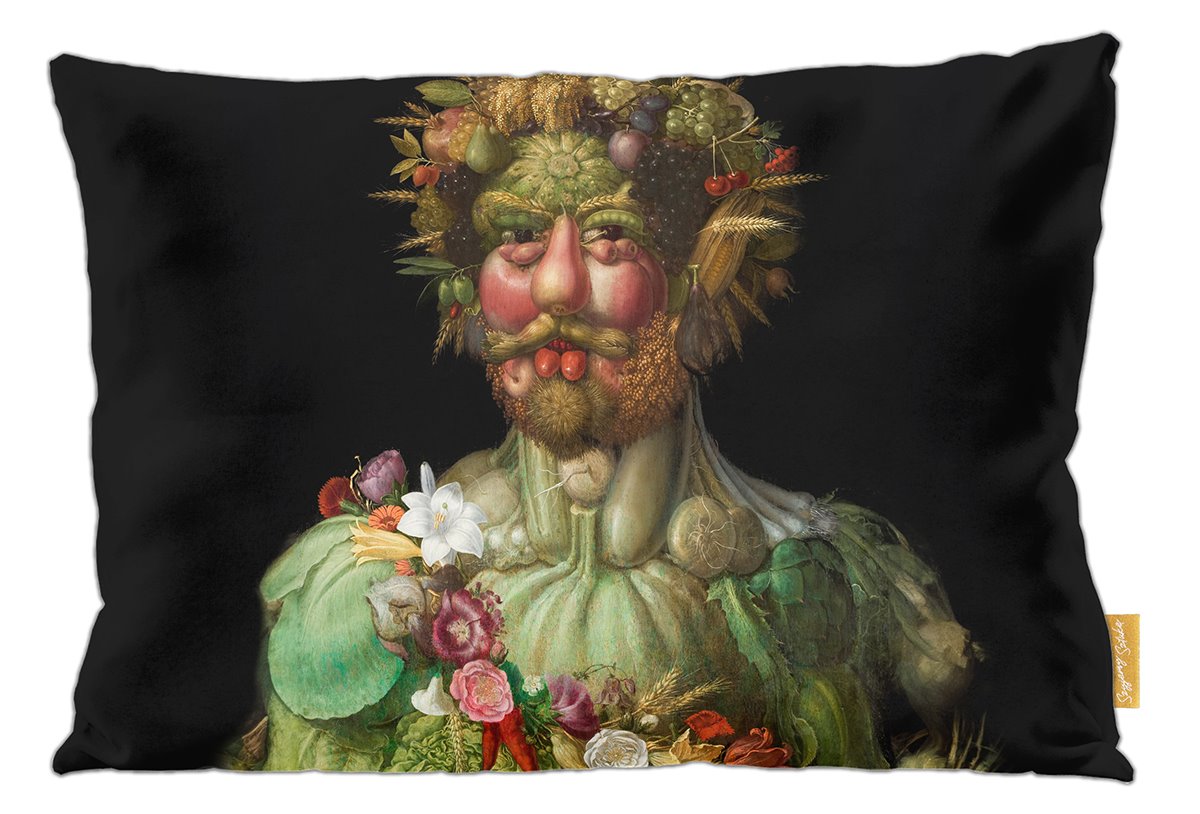 Poduszka dekoracyjna na prezent z obrazem Portret Rudolfa II Giuseppe Arcimboldo Szyjemy Sztukę
