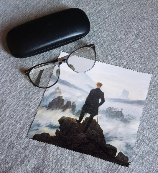 Ściereczka do okularów Wędrowiec nad morzem mgły Caspar David Friedrich