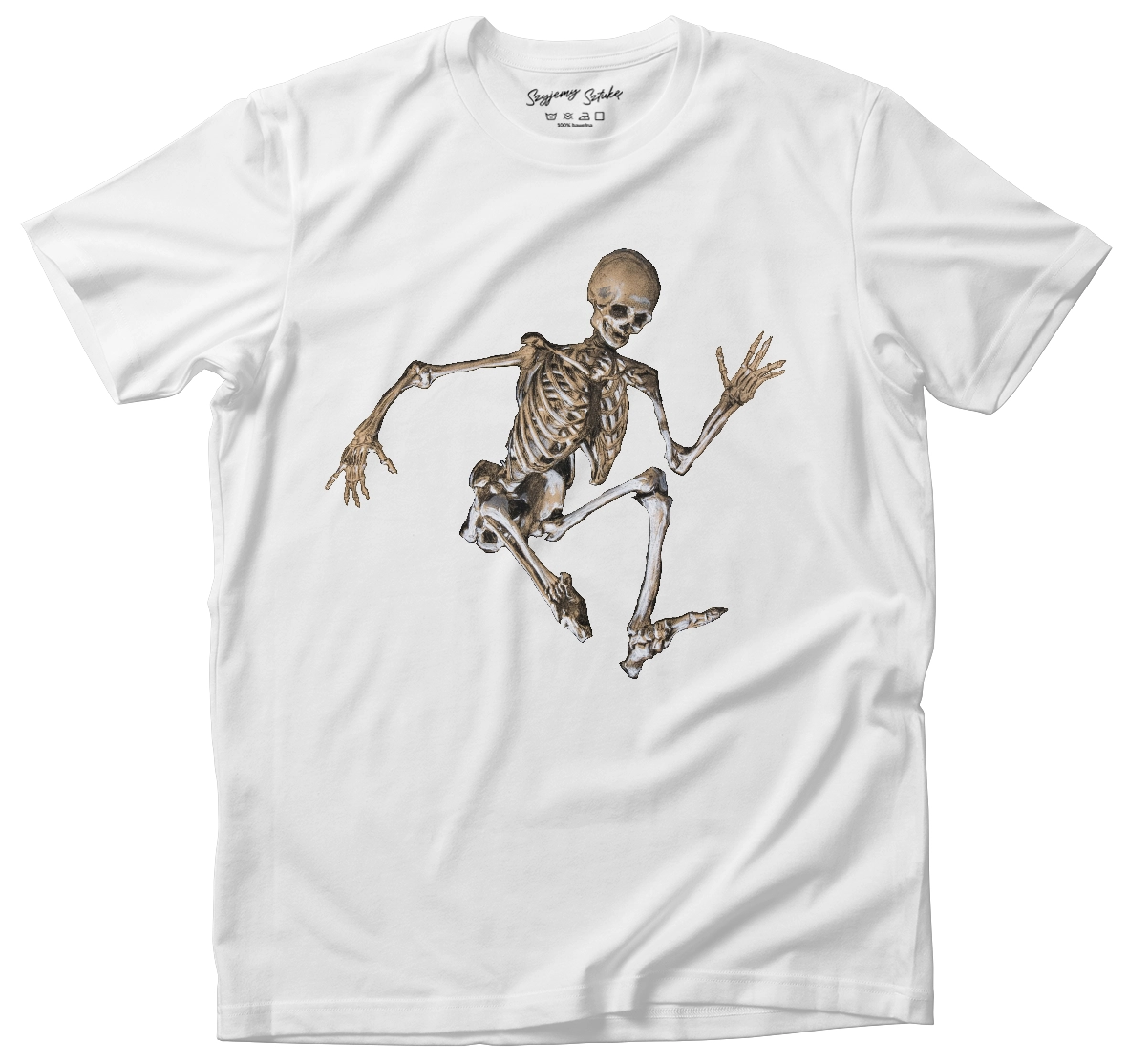 Koszulka Studium szkieletu Władysław Podkowiński– koszulka z nadrukiem obrazu, t-shirt ze sztuką