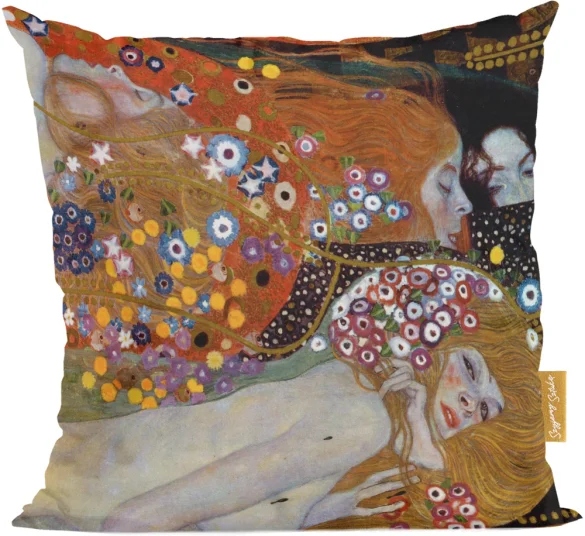 Poduszka Węże Wodne II Gustav Klimt
