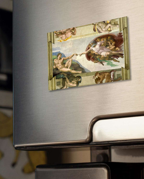 Magnes Stworzenie Adama Michał Anioł