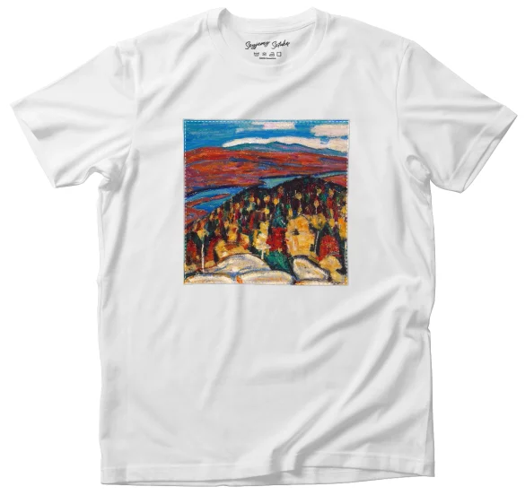 Koszulka z naszywką Krajobraz nr. 26 Marsden Hartley