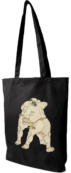 Torba bawełniana Zapaśnicy sumo Uzugafuchi Kandayu i Takasaki Ichijuro Katsushika Hokusai