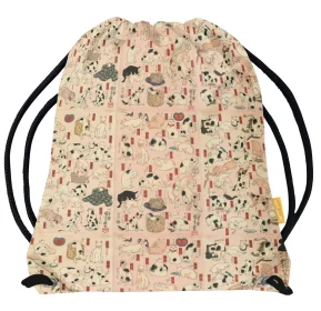 Worek 55 kotów reprezentujących pięćdziesiąt trzy stacje Tokaido Utagawa Kuniyoshi