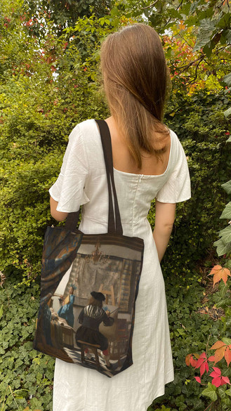 Torba na ramię shopper Alegoria Malarstwa Jan Vermeer