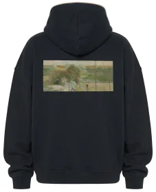 Bluza oversize Pejzaż z jarzębiną, część prawa tryptyku Idź nad strumienie Jacek Malczewski