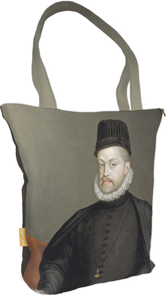 Torba na ramię shopper Portret Filipa II Sofonisba Anguissola