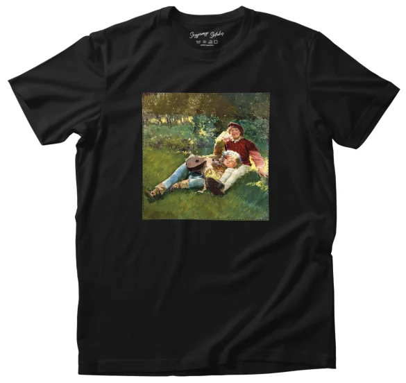 Koszulka z naszywką Wesołe pacholęta Leon Wyczółkowski