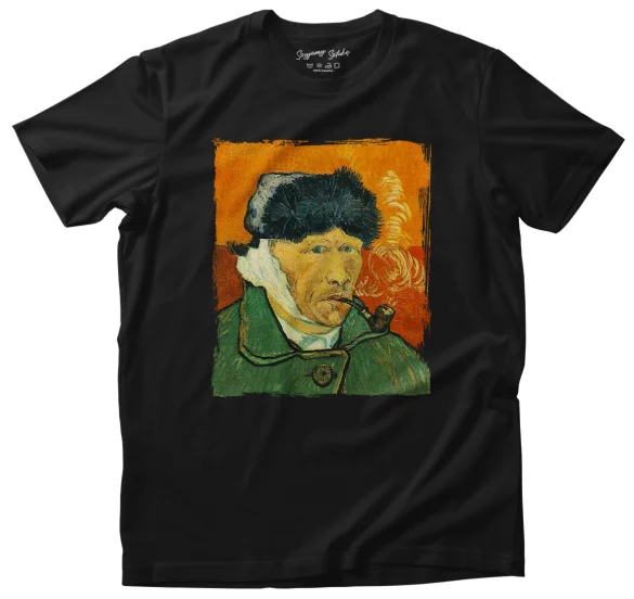 Koszulka Autoportret z zabandażowanym uchem Vincent Van Gogh
