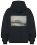 Bluza oversize Błękitny Rigi, wschód słońca William Turner