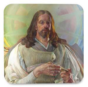 Podkładka pod kubek Chrystus w Emaus - środkowa część tryptyku Jacek Malczewski