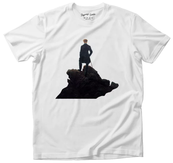 Koszulka Wędrowiec nad morzem mgły Caspar David Friedrich