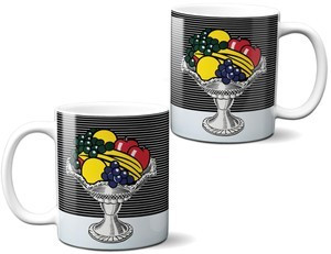 Kubek Still life with crystal bowl Roy Lichtenstein