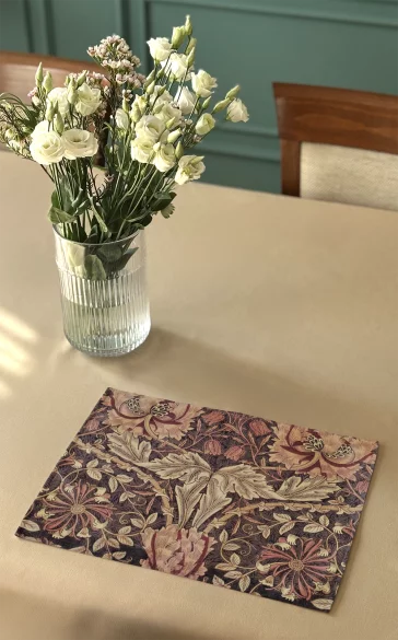 Podkładka na stół Tkanina z wiciokrzewem William Morris