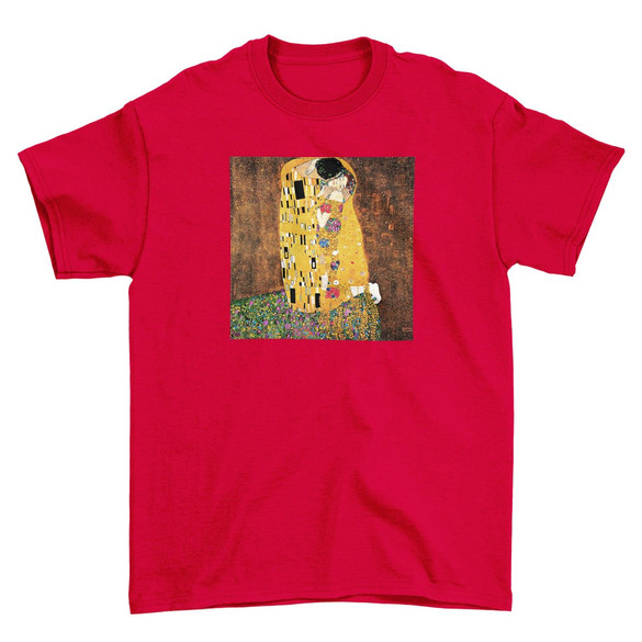 Koszulka z naszywką Pocałunek Gustav Klimt