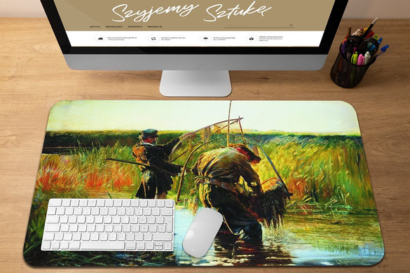 Podkładka Rybacy brodzący w wodzie Leon Wyczółkowski 60x40cm