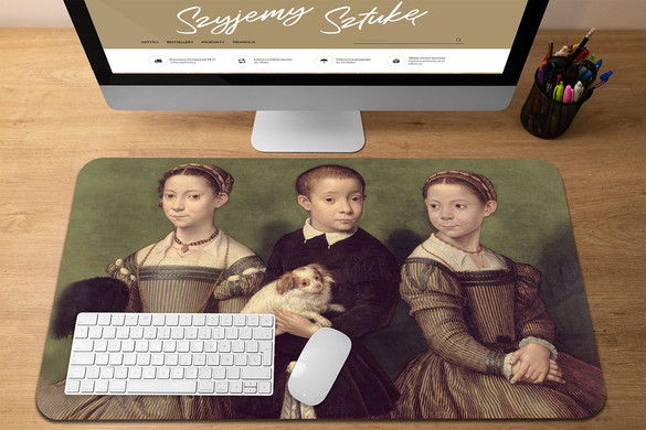 Podkładka Troje dzieci z psem Sofonisba Anguissola 60x40cm