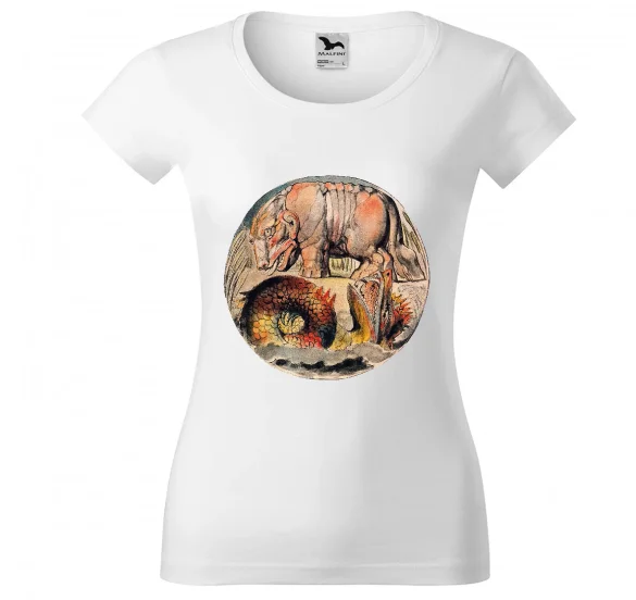 Bluzka damska Behemoth i lewiatan William Blake