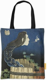 Torba na ramię Dwór talerzy (Sara yashiki) Katsushika Hokusai