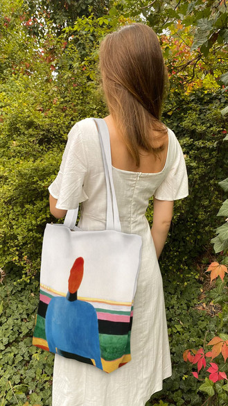 Torba na ramię shopper Popiersie kobiety Kazimir Severinovich Malevich