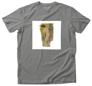 Koszulka z naszywką Breton Kąpiący się Paul Gauguin