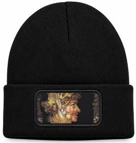 Czapka zimowa Lato Giuseppe Arcimboldo – czarna