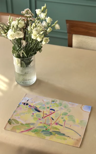 Podkładka na stół Krajobraz z drzewami w pobliżu Pretzfeld Curt Herrmann