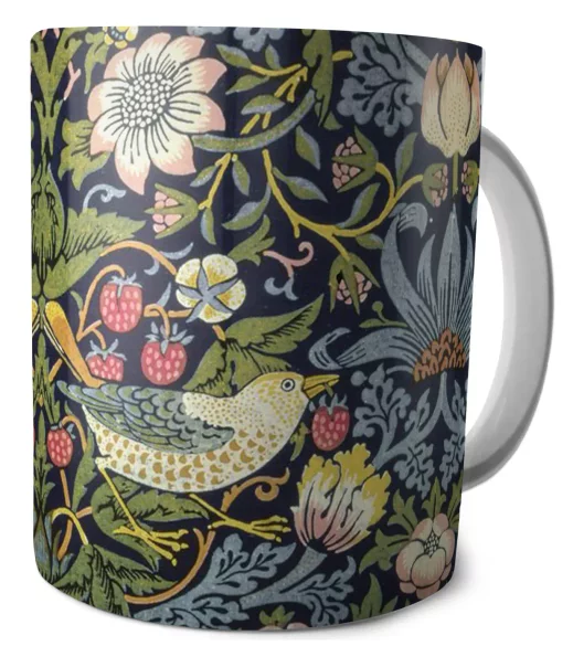 Kubek Kradzież truskawek William Morris