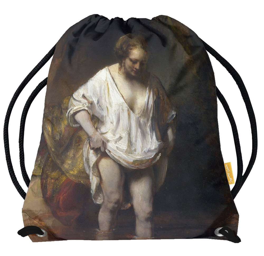 Worek Hendrickje kąpiąca się w rzece Rembrandt