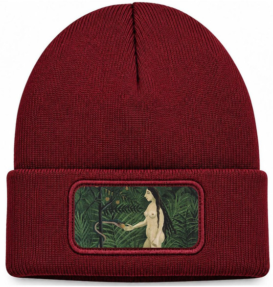 Czapka zimowa Eve Henri Rousseau – bordowa