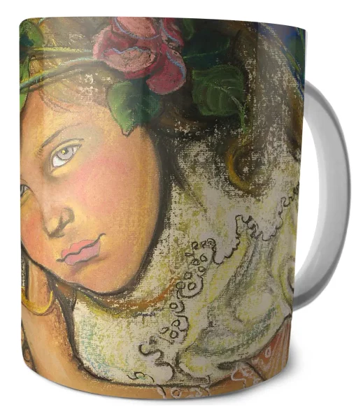 Kubek Portret panny Sternbachówny Stanisław Wyspiański