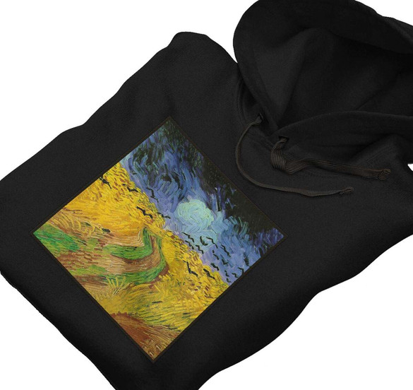 Bluza z naszywką Pole pszenicy z krukami Vincent Van Gogh
