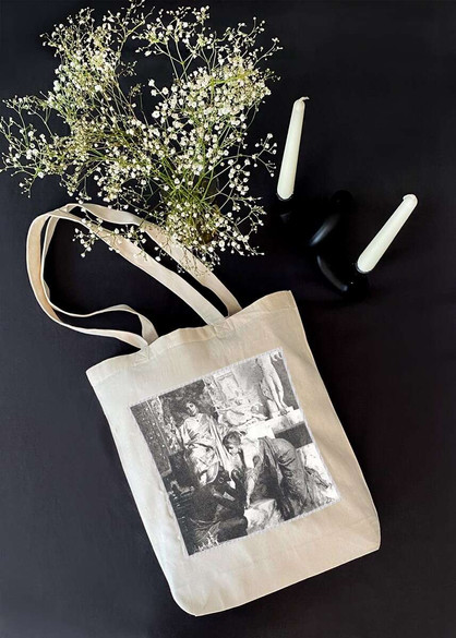 Torba z naszywką Sprzedaż amuletów Henryk Siemiradzki