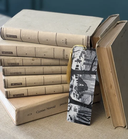 Zakładka do książki Cmentarz w śniegu Caspar David Friedrich