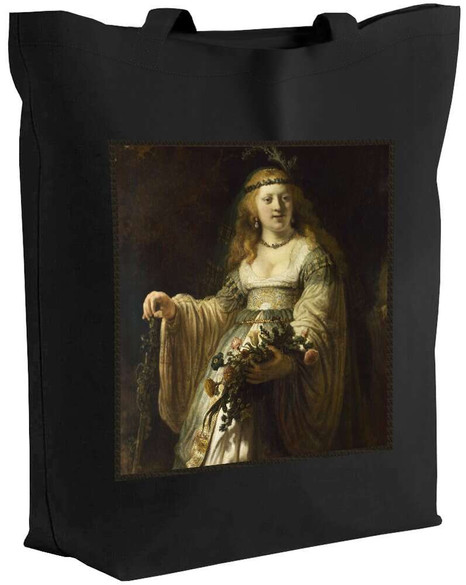 Torba z naszywką Dama w nocy Rembrandt