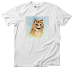 Koszulka z naszywką Imbirowy Tom Louis Wain