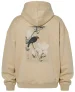 Bluza oversize Wzgórze Myna na gałęzi magnolii Ohara Koson
