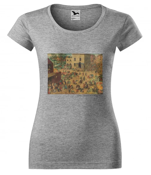 Bluzka damska Zabawy dziecięce Pieter Bruegel starszy