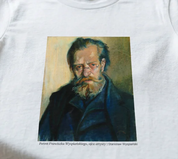 Koszulka z nadrukiem Portret Franciszka Wyspiańskiego, ojca artysty Stanisław Wyspiański