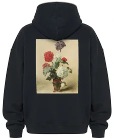 Bluza oversize Peonie (maki) Anna Bilińska-Bohdanowiczowa