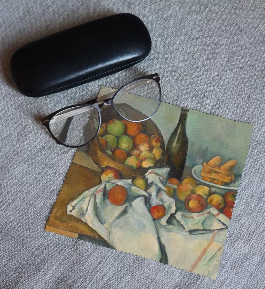 Ściereczka do okularów Kosz jabłek Paul Cezanne