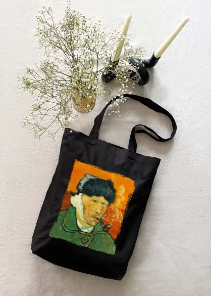 Torba bawełniana Autoportret z zabandażowanym uchem Vincent Van Gogh