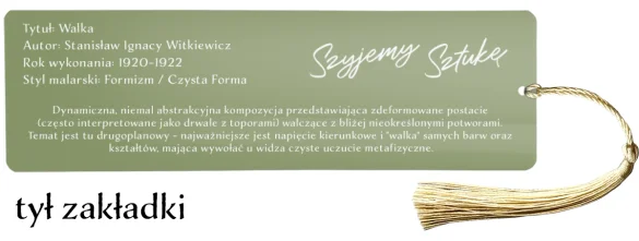 Zakładka do książki Walka Witkacy